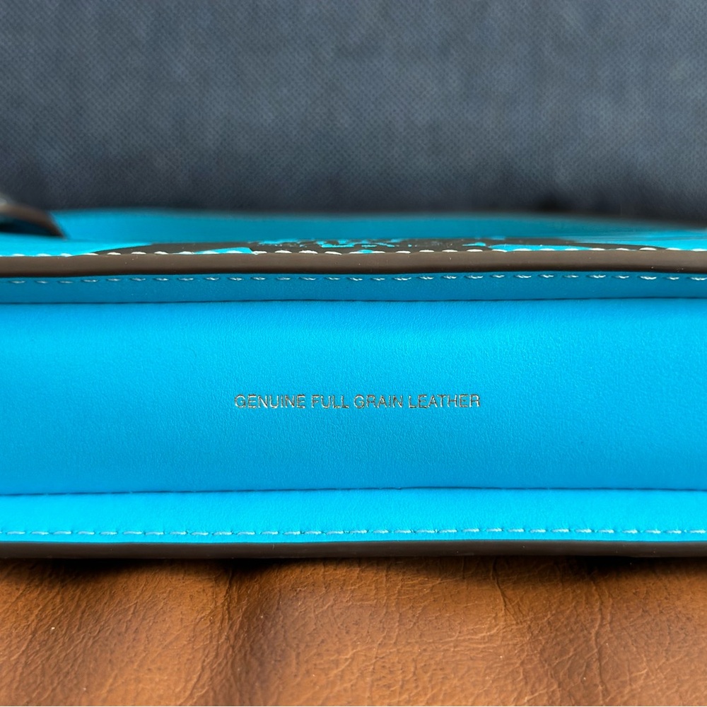 Coach Blue and Black Starburst Shoulder Bag - Picture 6 of 6